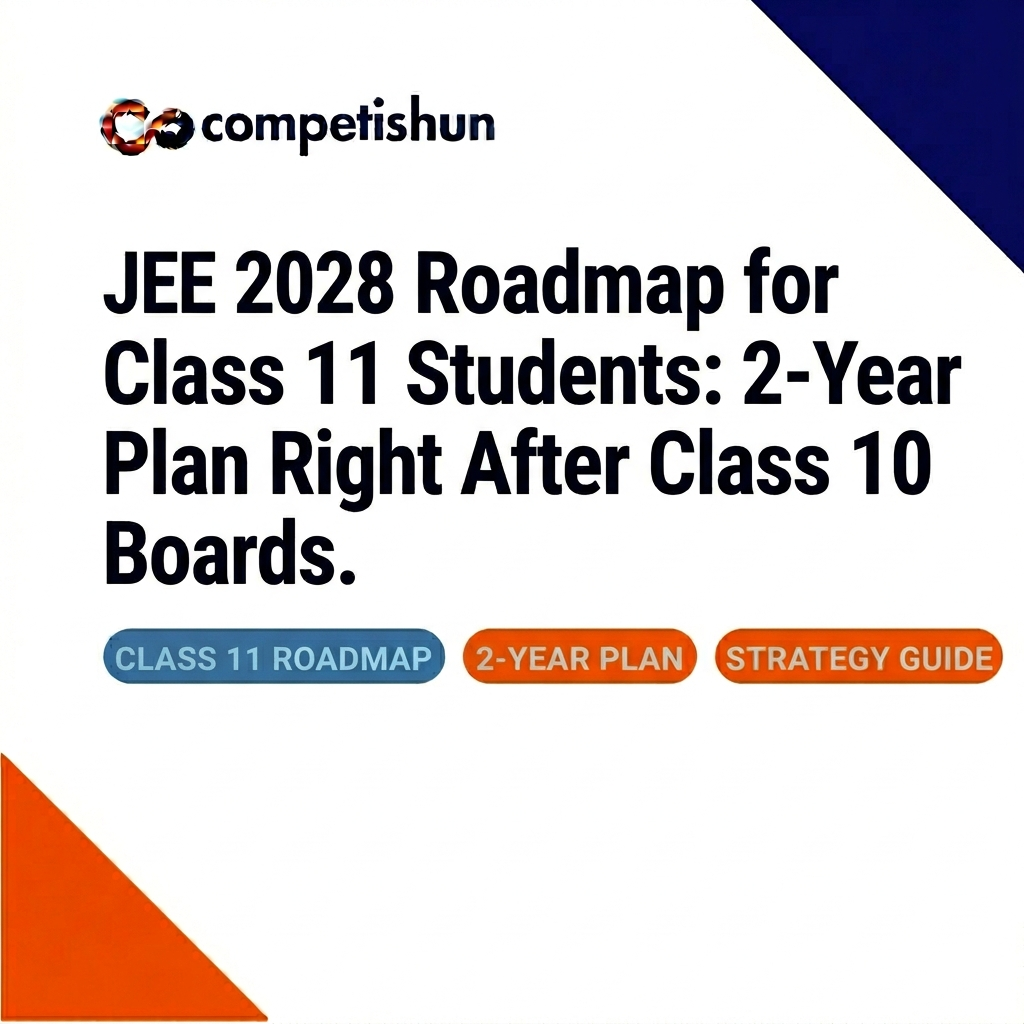 JEE 2028 Roadmap for Class 11 Students: 2-Year Plan Right After Class ...