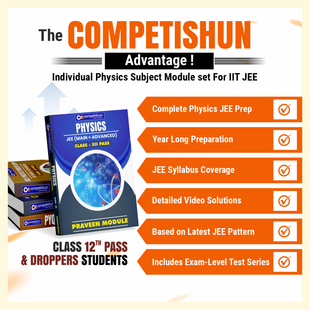 Complete Physics Classroom Study Material for Class 12 Pass Students and Droppers for JEE Main & Advanced 2027 (Set of 4 Books)