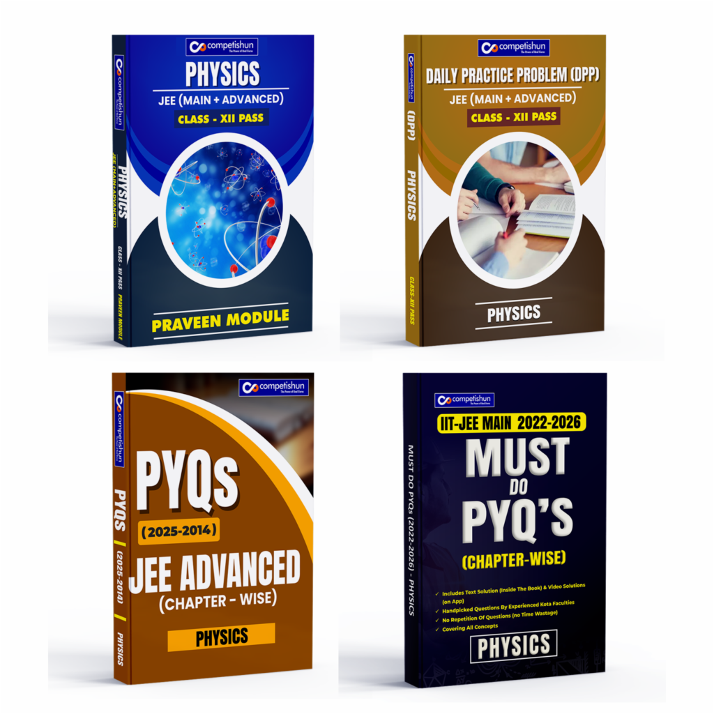 Complete Physics Classroom Study Material for Class 12 Pass Students and Droppers for JEE Main & Advanced 2027 (Set of 4 Books)