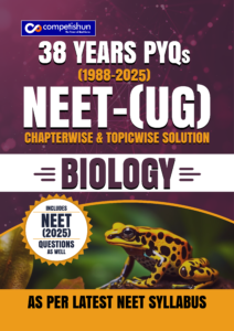 NEET (UG) Biology PYQ Book, 38 Years Chapter-wise & Topic-wise Previous Year Solved Papers (1988–2025) with Detailed Solutions