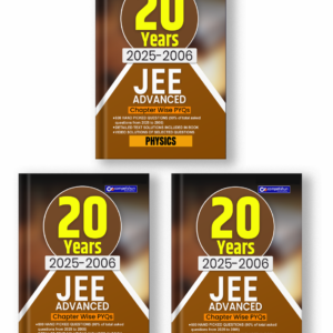 20 Years JEE Advanced Physics Chemistry Mathematics Combo Set (2006-2025), Chapter-wise Previous Year Solved Papers with Detailed Solutions (JEE Advanced PYQ)