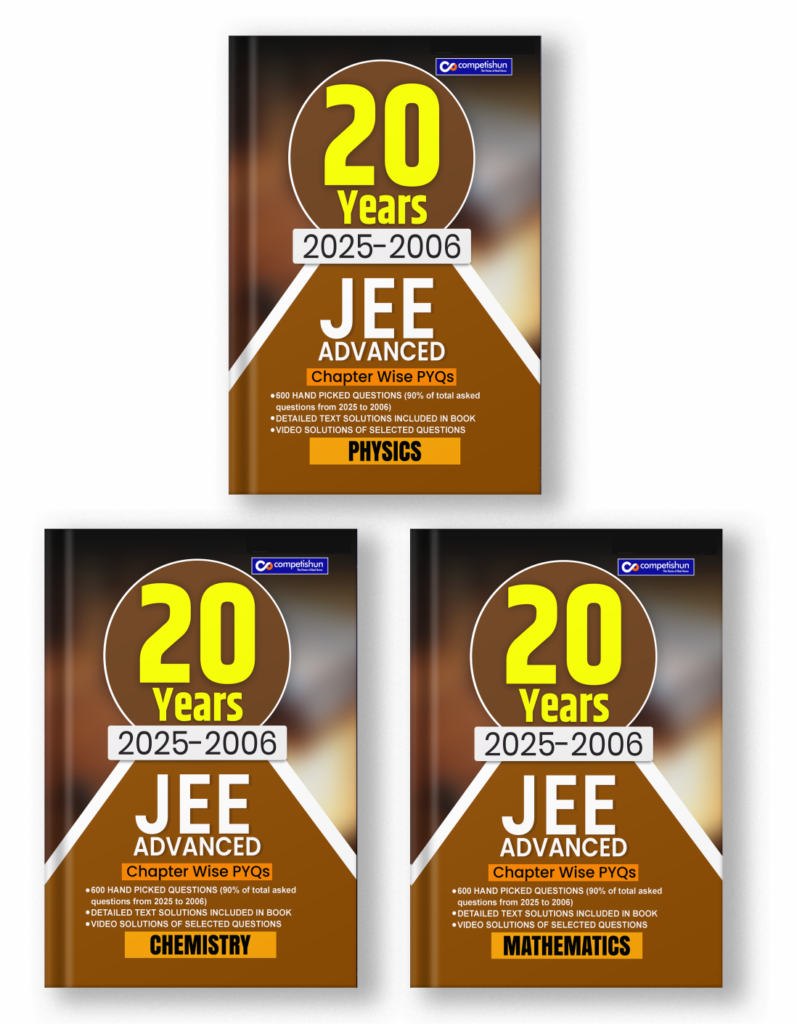 20 Years JEE Advanced Physics Chemistry Mathematics Combo Set (2006-2025), Chapter-wise Previous Year Solved Papers with Detailed Solutions (JEE Advanced PYQ)