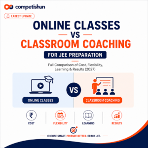 Online Classes vs Classroom Coaching for JEE Preparation: Full Comparison of Cost, Flexibility, Learning & Results (2027)