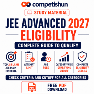 JEE Advanced 2027 Eligibility: Top 2.5 Lakh JEE Main Criteria, Attempt Limit, Age Rule and Category-Wise Qualifying Cutoff