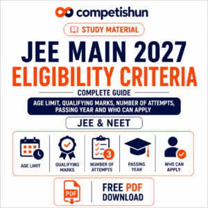 JEE Main 2027 Eligibility Criteria: Age Limit, Qualifying Marks, Number of Attempts, Passing Year and Who Can Apply